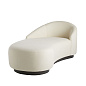 8147 Turner Chaise Muslin Grey Ash Arteriors диван — фото 2