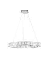 Triac Dimmable Chrome Metal & Crystal LED 47Watt 220-240 Volt 2350Lm 3500K IP20 D: 80 H: 150 cm