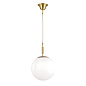 HL 6-1402/1 MS-matt/342/25 opal Art Design Orion подвесной шаровый светильник — фото 3