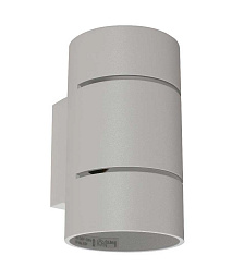 CLT 013 WH Crystal Lux CLT 013 настенное бра цилиндрической формы серого цвета с подсветкой вверх-вниз