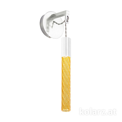 настенный светильник с подвесными элементами белый