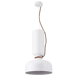 UNO SP1.3 WHITE Crystal Lux Uno подвесной светильник из белой керамики с абажуром куполообразной формы