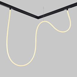 магнитный трековый светильник угловой с гибкой световой линией 48V