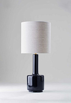 Midnight shown with a 12 Top Hat in Natural Linen with cream card lining