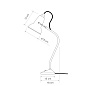 Original 1227 Mini Dove Grey Anglepoise, настольная лампа — фото 4