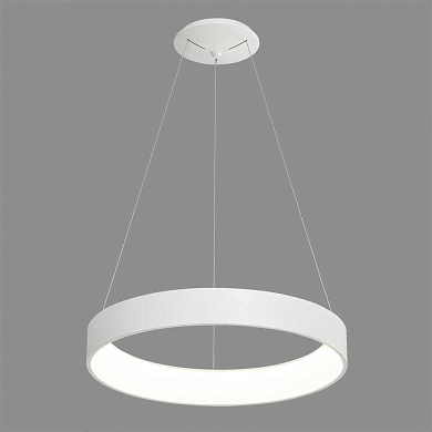 подвесной светильник кольцевой формы белого цвета