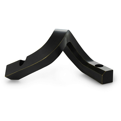 607888 Normann Copenhagen Crooked Два подсвечника, бронза