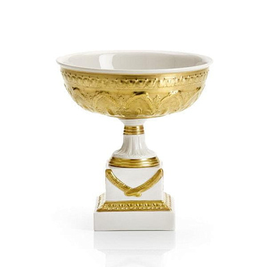 Empire white & gold nuts bowl чаша, Villari