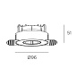 Sia Lens Wall Washer Trimless Leds C4 даунлайт — фото 1