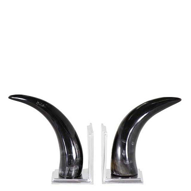 105310 Bookend Horn set of 2 держатель для книг Eichholtz