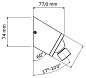 Настенный светильник Vision 20/20 DCW éditions, чёрный VISION 20/20 W 2700K BL — фото 3