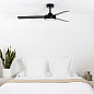34261 Faro BARTH Black ceiling fan люстра-вентилятор матовый черный — фото 1
