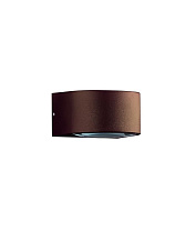 Corten Aluminium & Glass LED 6Watt 220-240Volt 478Lm IP54 3000K L:11 W:10 H:6.8 cm