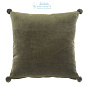 110347 Pillow Lacombe green velvet 60 x 60 cm  Eichholtz