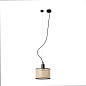 64314-47 MAMBO BLACK PENDANT LAMP RATTAN LAMPSHADE ø210*200 подвесной светильник Faro barcelona