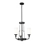 Vetivene 3 Light Chandelier Textured Black люстра 52450BKT Kichler