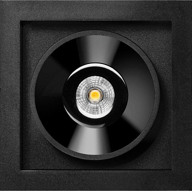 BLACK FOSTER RECESSED 1 потолочный встраиваемый светильник, Arkoslight