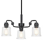 Aivian 23" 3 Light Chandelier Black люстра 52397BK Kichler — фото 7
