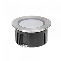 круглый встраиваемый LED-светильник для грунта с матовым стеклом