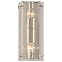 Clayton Wall Sconce кристалл и полированный никель