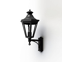 Victoria N° 4; Clear polycarbonate E27 105W; Dark black