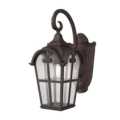 настенный уличный светильник фонарного типа бронза антик