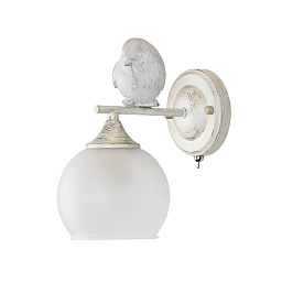 A2150AP-1WG Arte Lamp GEMELLI настенное бра с декоративной фигуркой и матовым плафоном