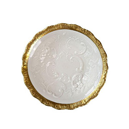 0003423-702 Villari Taormina мыльница золотого цвета