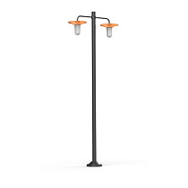 Cooper N° 5; Frosted glass E27 52W; Varnished brushed copper