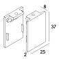 FTL35 F HE - END CAP SET A алюм. серый Delta Light линейный светильник — фото 1