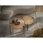 2715-1000 Aria Design House Stockholm Низкий кофейный стол в чёрном цвете с тонкими ножками — фото 3
