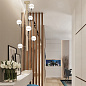 Metal Lux Giro PL 6L современный потолочный светильник с шестью лампами белый; шампань 280.306.02 — фото 1