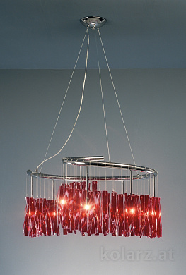 подвесной светильник с десятью плафонами