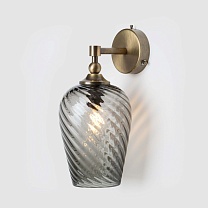 Twisted Optic Wall Light серый