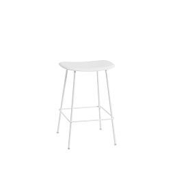 FICOUTUN04041 Muuto Fiber барный стул белый деревянный