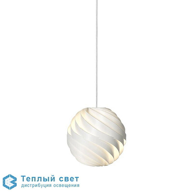 подвесной светильник с круглым плафоном из белого матового стекла