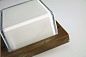 Уличный настенный светильник Ice Cubic Square Moretti Luce 3403 — фото 3