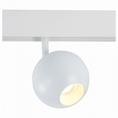 магнитный трековый светильник белый сферический с направленным светом 48V