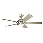 54" Geno Fan Brushed Stainless Steel люстра-вентилятор 330001BSS Kichler — фото 4