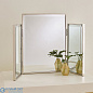 Tri-Fold Vanity Mirror-Nickel Global Views зеркало