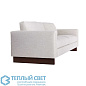 Lovell Sofa Oyster Linen Dark Walnut диван Arteriors 8157