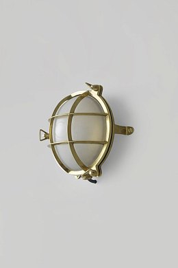 Уличный настенно-потолочный светильник Original BTC Brass Bulkhead 7030