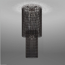 Потолочный светильник GIOGALI CA2, черный, глянцевый, хром, E27 CE