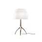 FN026021EH_14 Foscarini Lumiere TL 30th piccola небольшая дизайнерская настольная лампа шампань; стекло — фото 1