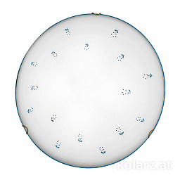 731.13LED.4.17 Kolarz Moon потолочный светильник круглый латунный