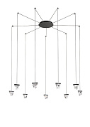 Tripla F41 Fabbian подвесной светильник Anthracite - 3000K F41G05