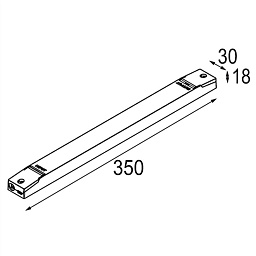 13550230 Modular Track 48V линейный светодиодный драйвер