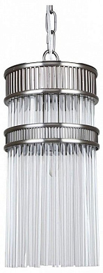 подвесной светильник с цилиндрическими стеклянными подвесами