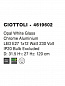 4619602 CIOTTOLI Novaluce светильник LED E27 1x12W IP20