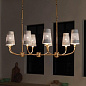 Adeena 47.25" 8 Light Linear Chandelier Brushed Natural Brass люстра 52510BNB Kichler — фото 2